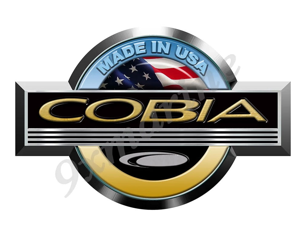 Single Cobia Round Sticker 10"x6.5"