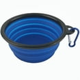 thumbnail image 1 of Single Collapsible 12oz Silicone Travel Bowl - Blue, 1 of 7