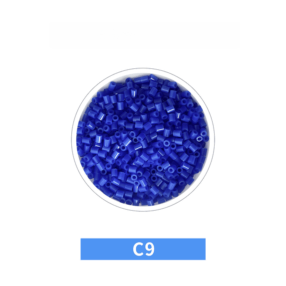 Single Color Value Fuse Beads Refill Pack,2.6mm Pony Bead Compatible with Perler Beads for DIY Arts and Crafts C&D Color Scheme