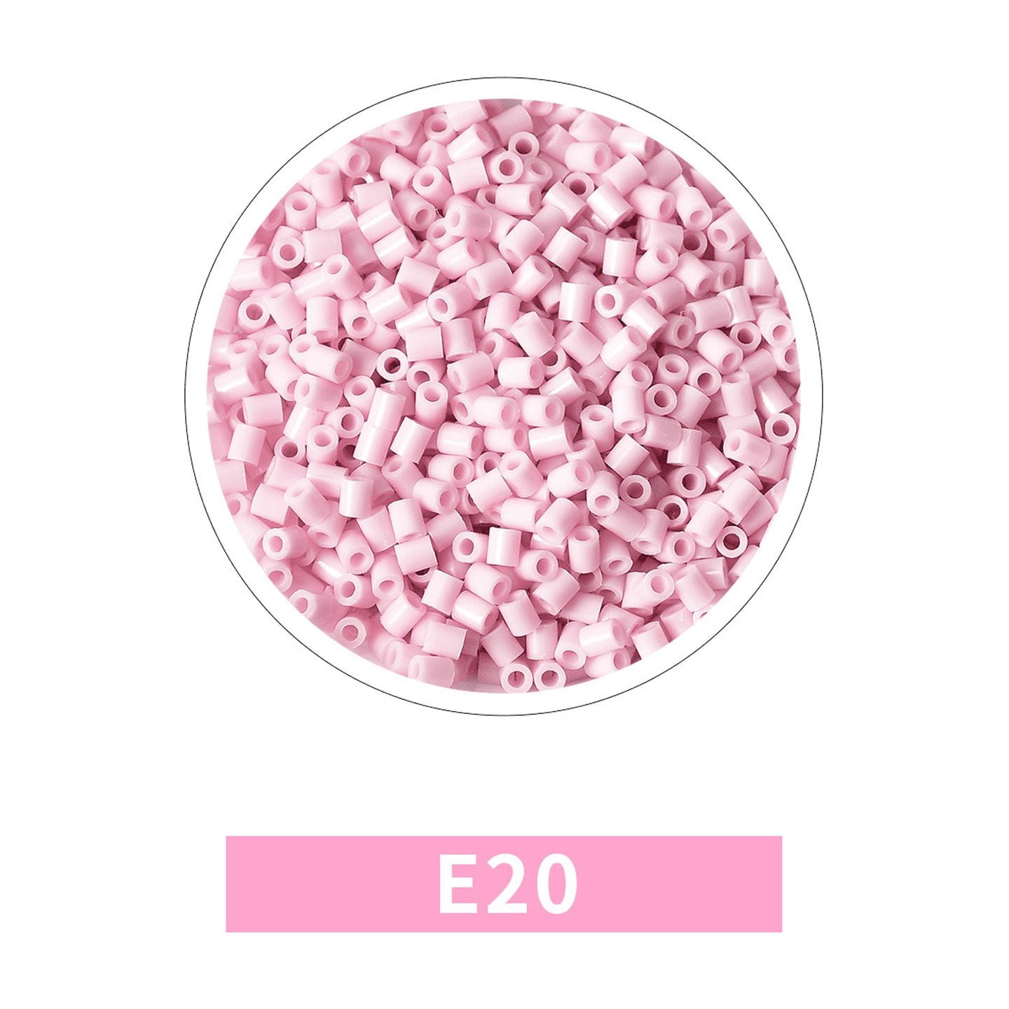 Single Color Value Fuse Beads Refill Pack,2.6mm Pony Bead Compatible with Perler Beads for DIY Arts and Crafts E&F Color Scheme