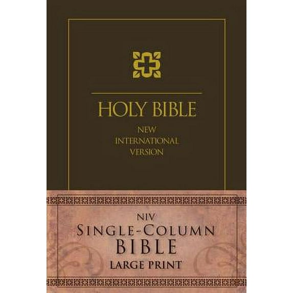 Single-Column Large Print Bible-NIV