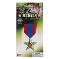 thumbnail image 1 of War Hero Costume Accessory Military Vet Star Medal, 1 of 2