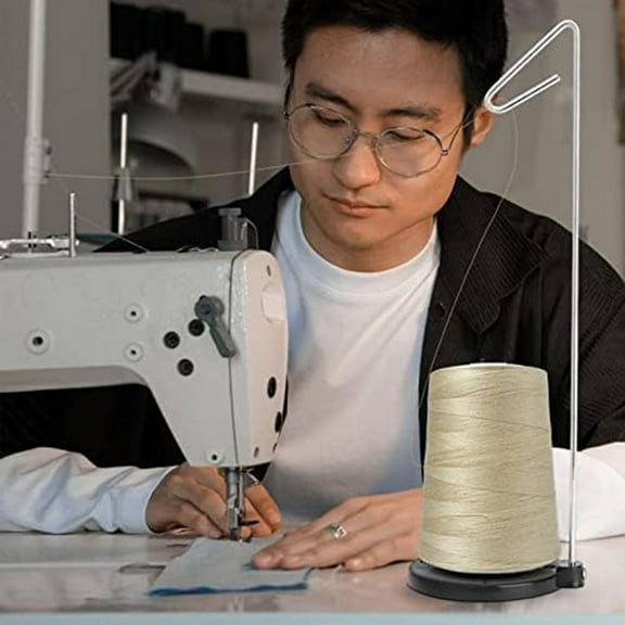 Single Cone Spool Stand Alone Cast Iron Thread Holder Fits for Sewing Embroidery,