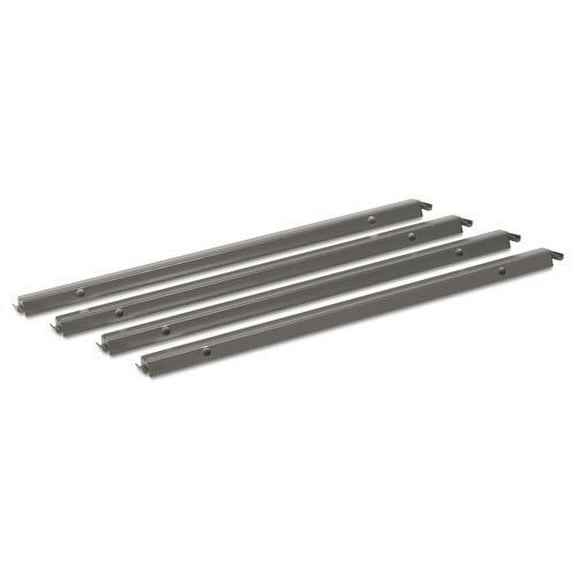 Single Cross Rails For Hon 30" And 36" Wide Lateral Files, Gray, 4/pack | Bundle of 2 Packs