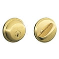 thumbnail image 1 of Single Cylinder Deadbolt 6-pin - Bright Brass, 1 of 1