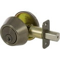 thumbnail image 1 of Single Cylinder Deadbolt Grade 3, Antique Brass, 1 of 1