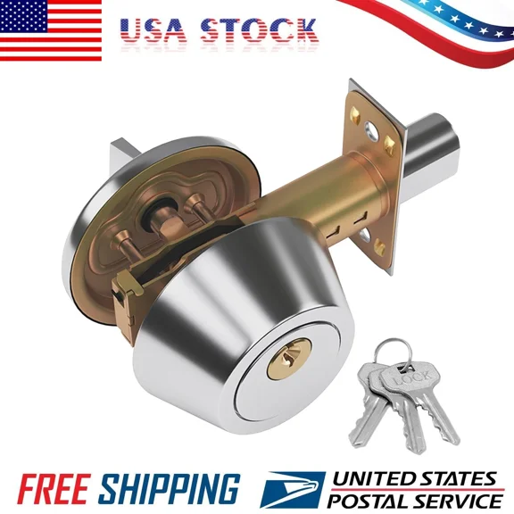 Single Cylinder Deadbolt Lock Ansi/Bhma Grade 3 Security Home Entry Door Lock