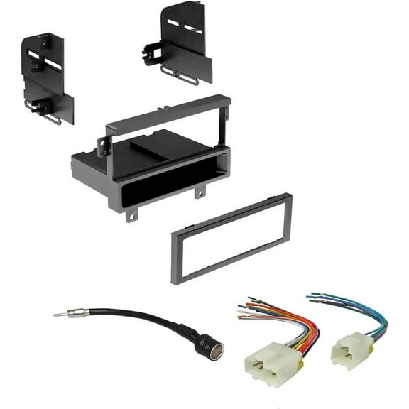 Single DIN Car Radio Dash Kit for Select Nissan 1989-1997