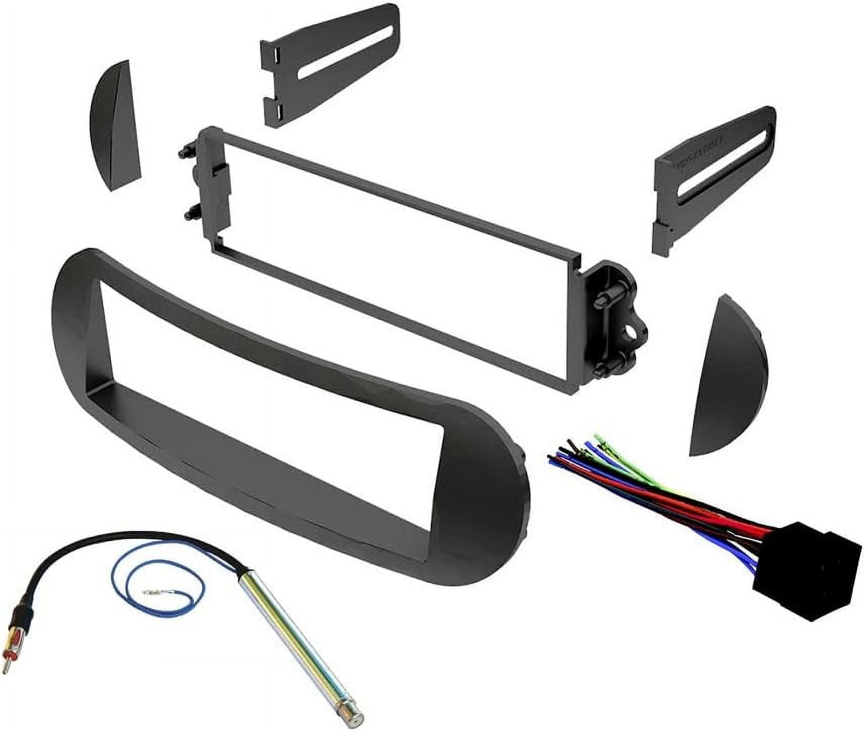 Single DIN Car Stereo Radio Installation Dash Kit for 1998 1999 2000