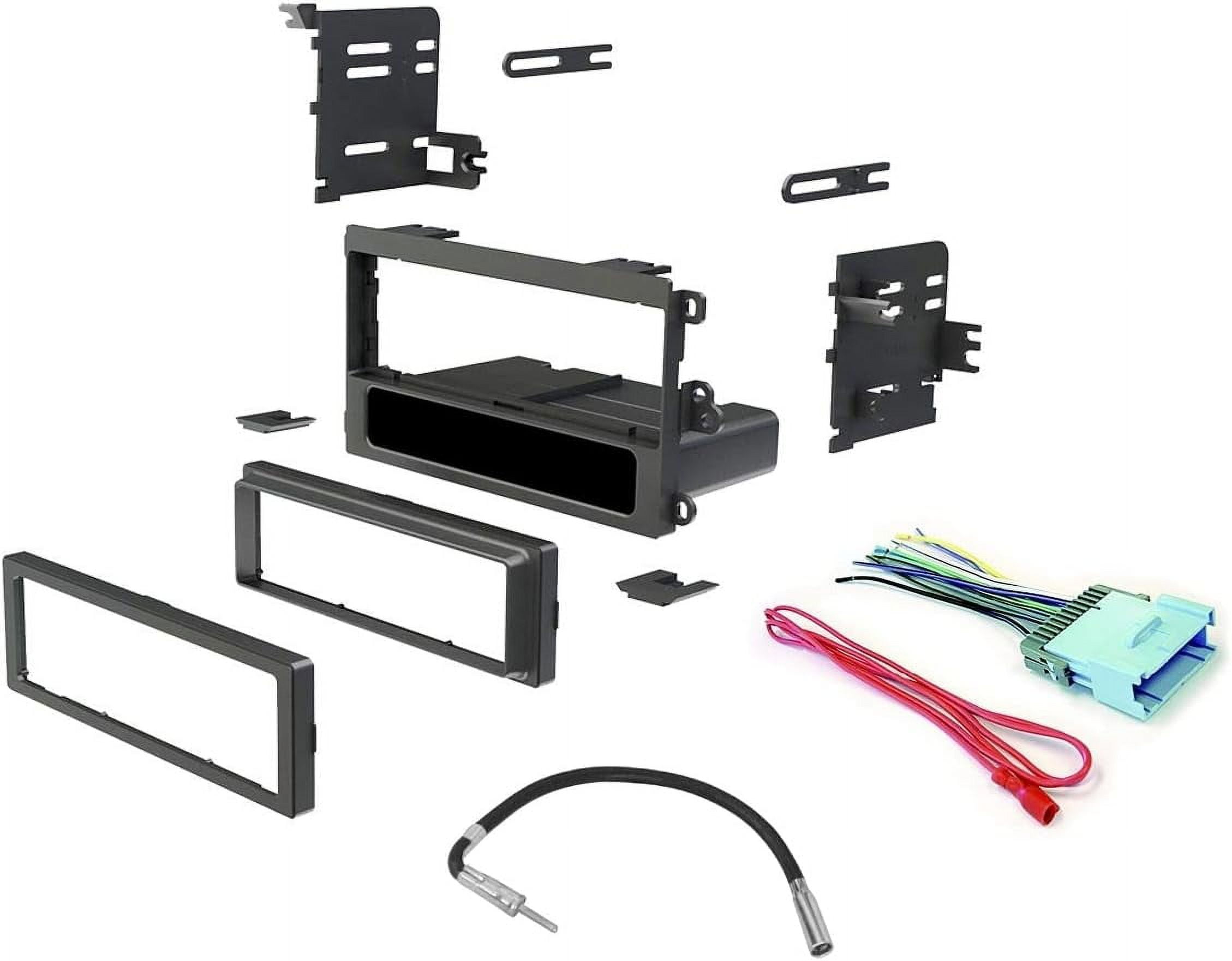 Single DIN Car Stereo Radio Installation Dash Kit for Select 19922010