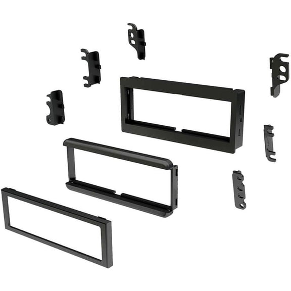 Single DIN Car Stereo Radio Installation Dash Kit for Select 1982-2004 Buick Cadillac Chevrolet GMC Oldsmobile Pontiac Saturn (Dash Kit)