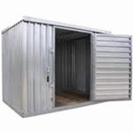 Single Depth Galvanized Storage Building - 84.75 x 109.06 x 76.5 in.