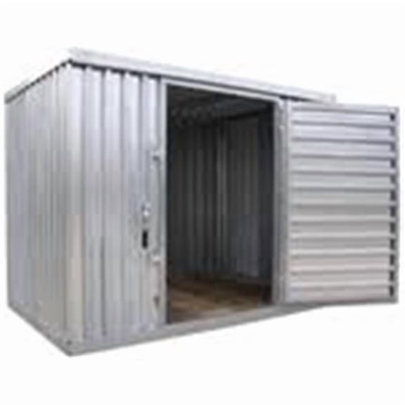 Single Depth Galvanized Storage Building - 84.75 x 109.06 x 76.5 in.