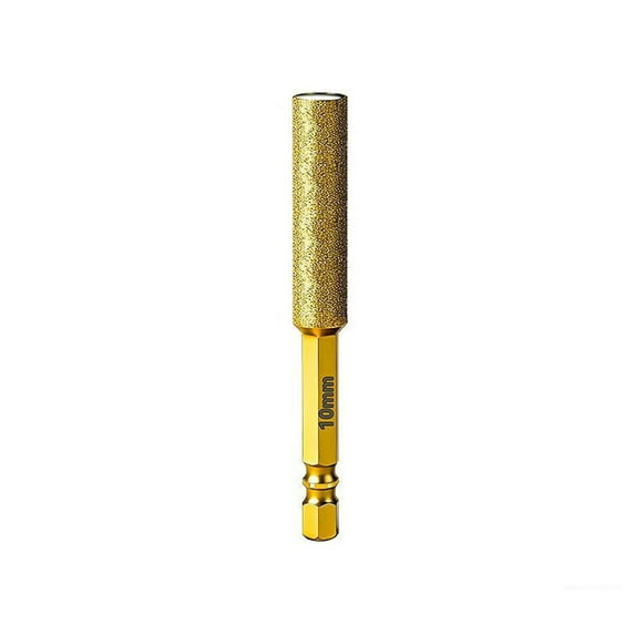Single Diamond Drill Bit with Hexagonal Shank for Ceramic and Granite, Precision Hole Cutter for DIY Projects, Wear-Resistant Grinding Head for Professional Results