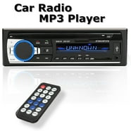 PYLE PLR14MPF - In-Dash AM/FM-MPX MP3 Shaft Style Dual Knob Radio w/USB ...