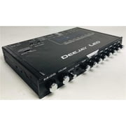 Single Din Size Seven Band Slim Car Equalizer with Sub Level Fader & Front Panel Aux-In