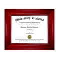 thumbnail image 1 of Single Diploma / Document Frame for 11" wide x 8.5" Tall Diploma, 1 of 4