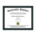 thumbnail image 1 of Single Diploma / Document Frame for 16" wide x 12" Tall Diploma, 1 of 5
