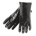 thumbnail image 1 of Single Dipped Pvc Gloves, Smooth, Interlock Lined, 18" Long, Large, Bk, 12 Pair | Bundle of 2 Dozen, 1 of 1
