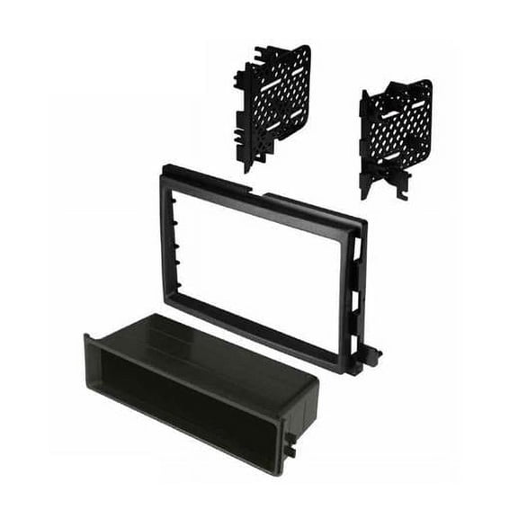 Single & Double DIN Stereo Dash Kit, Black