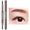 thumbnail image 1 of Single Double-Headed Eyebrow Pencil - Triangular Tip, 0.007oz, Smooth Long-Lasting Color, Natural Easy to Apply, Rotating Refill, Waterproof, Professional Brow Makeup, Women 1PC*1, 1 of 2