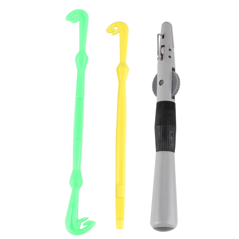 Single & Double Hook Fast Knot Tyer Tool+ Fishing Hook Tier, Quick Nail