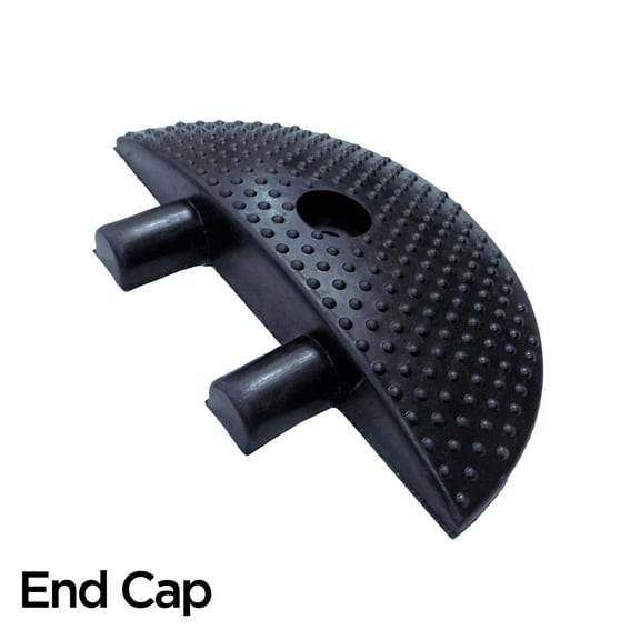 Single END CAPS Modular Rubber Traffic Speed Bumps