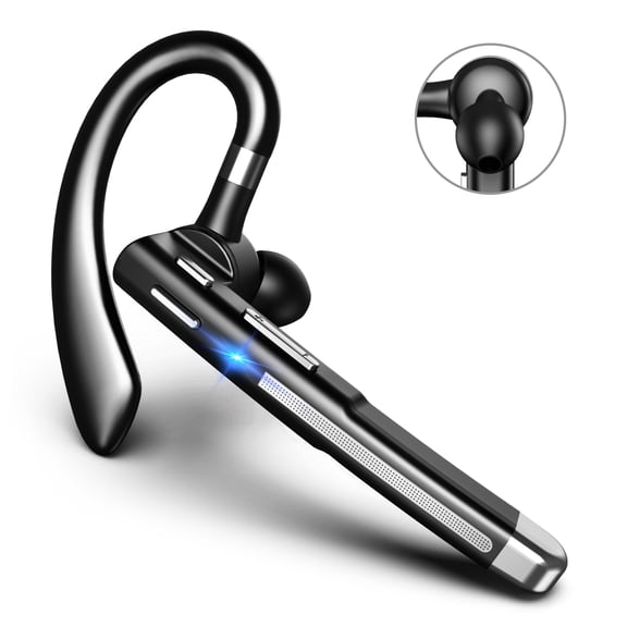 Single-Ear Bluetooth Business Earbud, Wireless Single Headset, 120-Hour Standby Time & 500mAh Battery, HD Noise-Cancelling Microphone For Truck Drivers, Fitness Enthusiasts & Outdoor Use, Comfortable