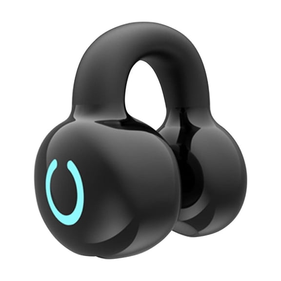 Single-Ear Bluetooth Headphones Open-Ear Design 33ft Range - 10H Playtime Low Latency Gaming Headset with Bluetooth 5.3 (Black)​