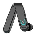 thumbnail image 1 of Single Ear Bluetooth Headset, Wireless Earpiece with Ear Hook for Trucking, Office and Hands-Free Calls, Black, 1 of 6