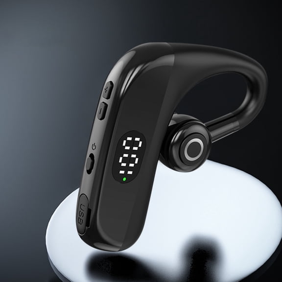 Single Ear Bluetooth Headset,Wireless Hands Free Device,Rotatable Comfort Design,Long Battery Life,Clear Call Audio,Business Driving Headset,Office Sport Earphones,Lightweight Wearable Audio