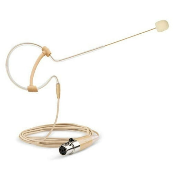 Single Ear Headset Microphone Earset Mic Mini XLR 4 Pin TA4F for Shure Wireless System