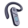 thumbnail image 1 of Single-Ear Wireless Bluetooth 5.2 Business Headset,Reversible Left Right Wear,IPX5 Waterproof Sweatproof,LED Power Display,HD Voice Noise Reduction Mic,Comfortable Ear-Hook for Driving Headphones, 1 of 9