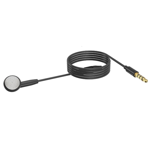 Single Earbud with Microphone for Clear Calls Music Compatible for Most Device