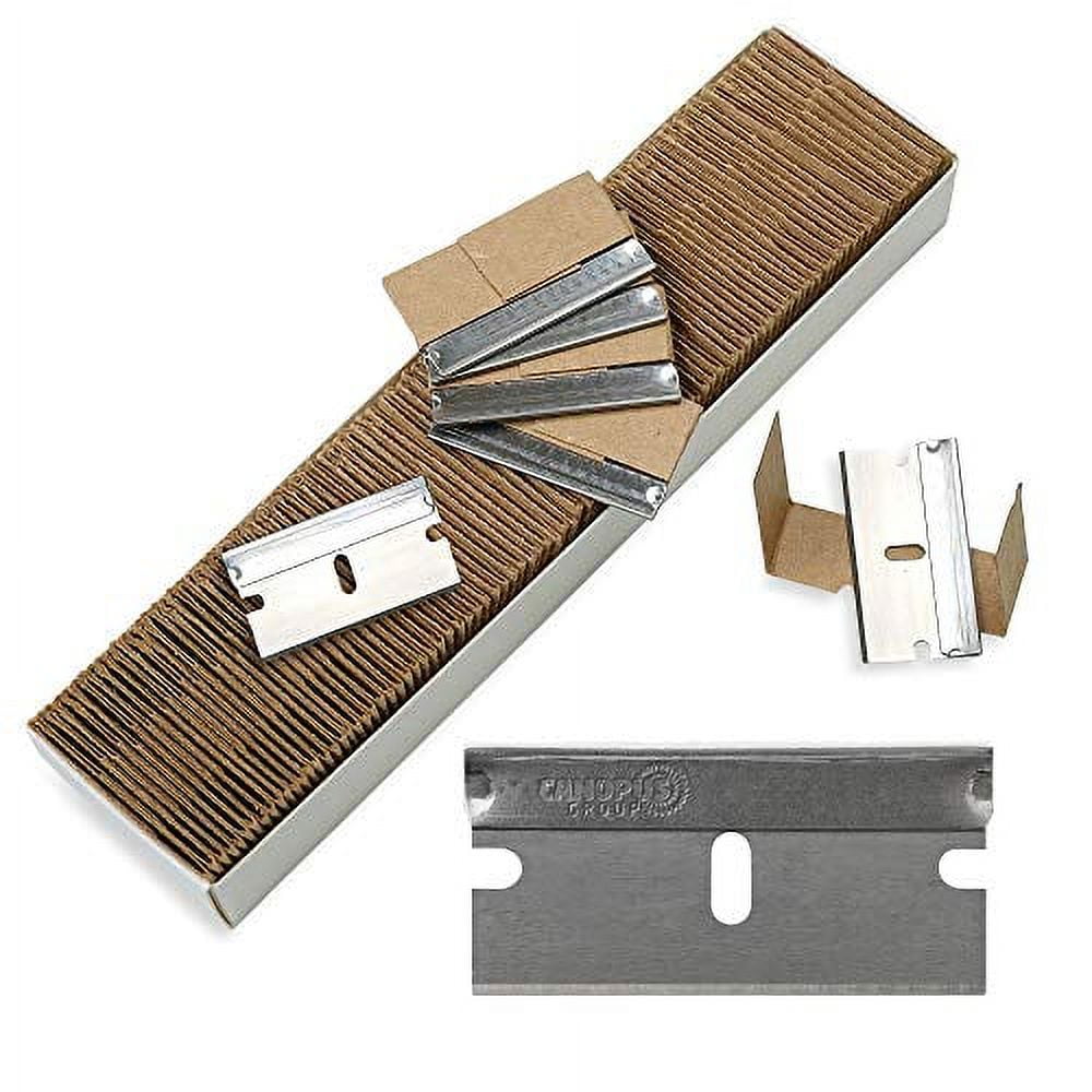 Canopus Industrial Razor Blades, Single Edge, Utility Cutting, Box of ...