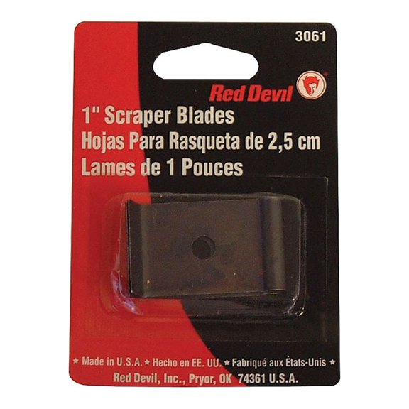 Single-Edge Paint Scraper Blade, 1 in, Used with 3010 Paint Scraper