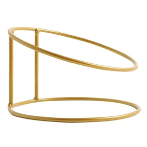 Single Elevated Pet Dish Holder, Non-slip Iron Stand for Small Dog Bowls, Feline Bowl Base