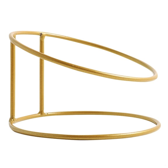 Single Elevated Pet Dish Holder, Non-slip Iron Stand for Small Dog Bowls, Feline Bowl Base