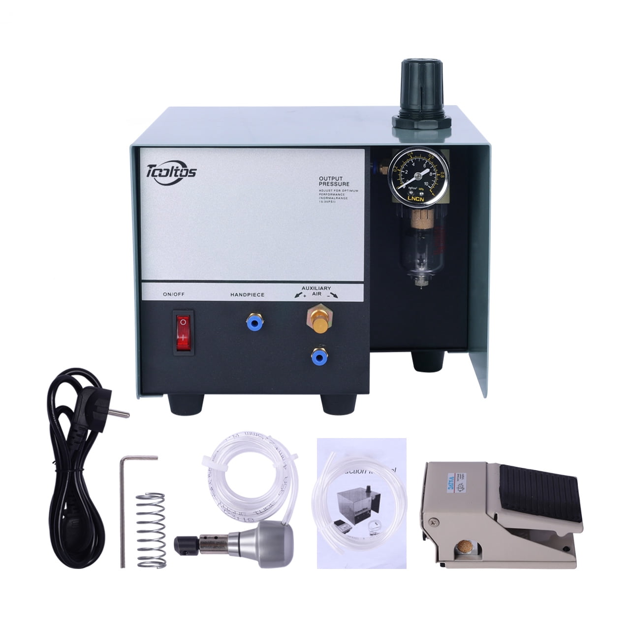 Graved Machine Single-Ended Pneumatic Graver Tool - 1400 RPM Adjustable Jewelry ...
