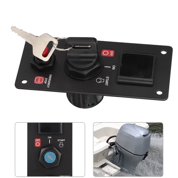 Single Engine BRP Ignition Cut Off Switch With Keys Fit For Honda Outboard 06323-ZZ5-764