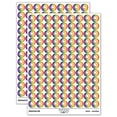 thumbnail image 1 of Single Eye with Eyelashes 200+ Round Stickers - Rainbow - Gloss Finish - 0.50" Size, 1 of 3