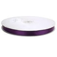 thumbnail image 1 of Single Face Satin Ribbon, 1/4-Inch, 100 Yards, Plum, 1 of 1