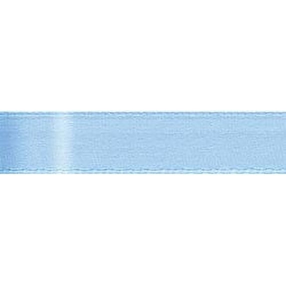 Single Face Satin Ribbon 7/8"X18'-Light Blue
