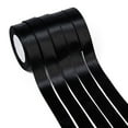 thumbnail image 1 of Single Face Satin Ribbon Polyester Ribbon Black 1 inch(25mm) wide 25yards/roll(22.86m/roll) 5rolls/group 125yards/group(114.3m/group), 1 of 6