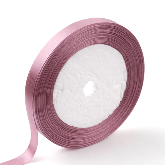 Single Face Satin Ribbon Polyester Ribbon Orchid Size: 5/8 inch(16mm) wide 25yards/roll(22.86m/roll) 250yards/group(228.6m/group) 10rolls/group