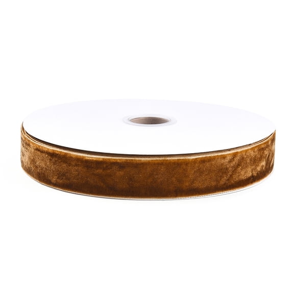 Single Face Velvet Ribbon for Gift Packing Party Decoration Peru 1 inch(25mm) about 18.59~19.69 Yards(17~18m)/Roll