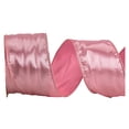 thumbnail image 1 of Single Faced Satin Wired Edge Ribbon, 20-Yard Polyester Satin Wrapping Ribbon for Bows, 2.48 Inches Wide Craft Fabric Binding Ribbon for Xmas Invitation Card Making Gifts Decoration, 1 of 6