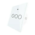 thumbnail image 1 of Single Fire Smart Wall Switch No Neutral Wire Needed Wireless Tuya Remote Control Work With Alexa RF433 White ,Trusted and Reliable, 1 of 6