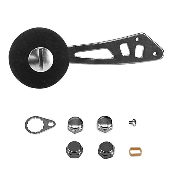 Single Fishing Reel Handle Knob Metal Rotating Fishing Reel Handles Baitcasting Reel Power Handle Fishing Reel Accessory