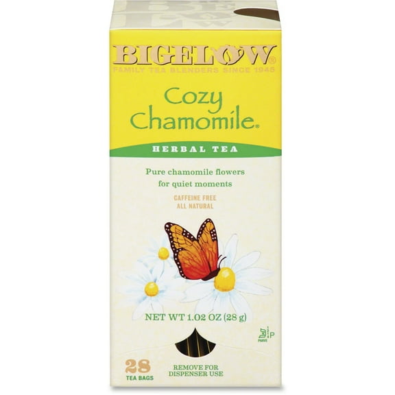 Single Flavor Tea, Cozy Chamomile, 28 Bags/box | Bundle of 5 Boxes